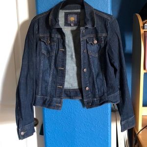 Juniors Cropped Jean Jacket